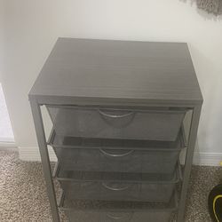 4 drawer mesh cabinet