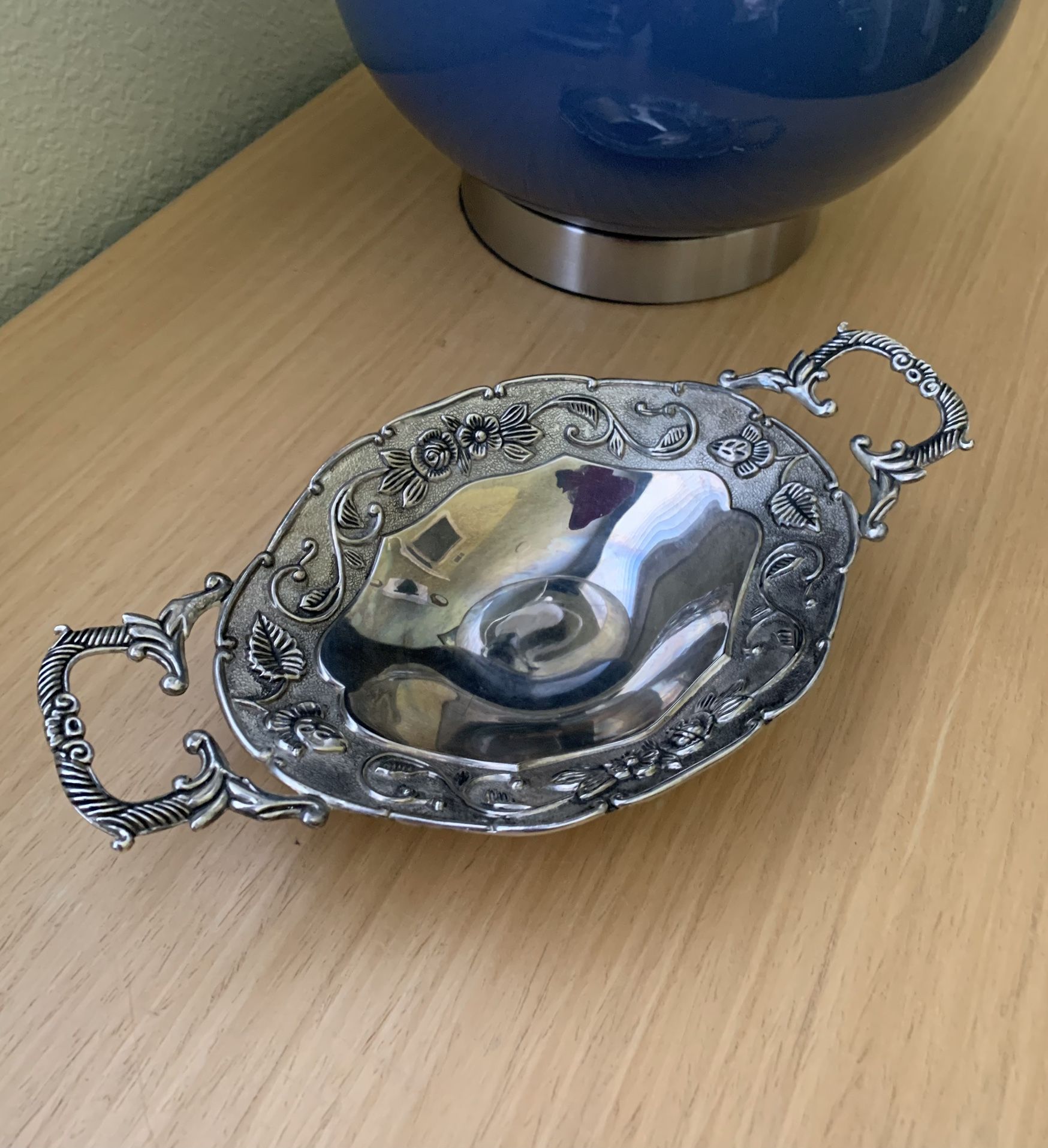 Vintage Candy Dish Silver