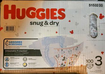 Huggies Snug and Dry Size 3 