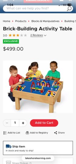 Lakeshore Lego Table
