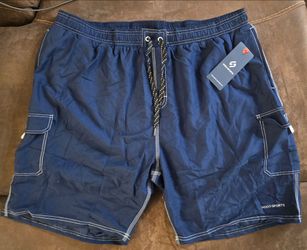 Hodo Sports Men's Navy Swim Shorts 3XL