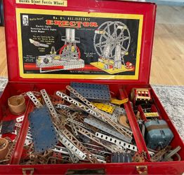 1930s A.C. Gilbert No. 8½ Erector Set – Giant Ferris Wheel