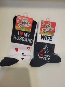 Husband and Wife pair of socks