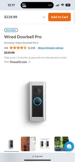 Ring Wired Doorbell Pro
