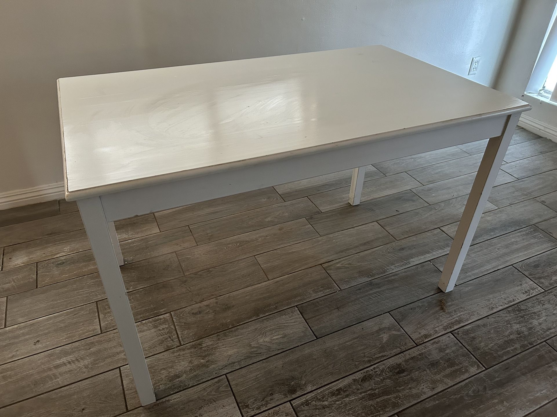 White Table