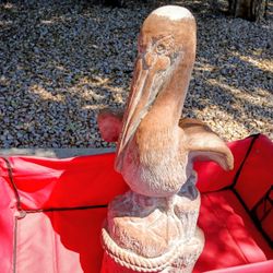 Heavy Pelican Garden Statue 
