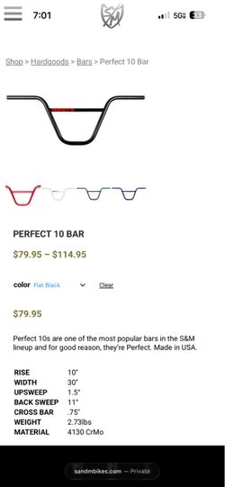 S&M Perfect 10 Bars
