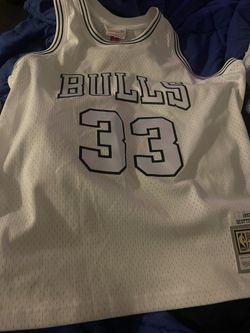 Bulls Jersey Set Pippen White 