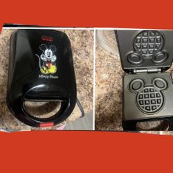 Disney MICKEY MOUSE WAFFLE MAKER SUPER CUTE!!! 15$ Pick Up Dtla Near Union Station/little Tokyo Area