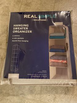 Real Simple Hanging Sweater Organizer