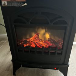 750/1500 Watt Wood Stove Style Electric Heater