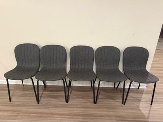 6 modern faux leather set
