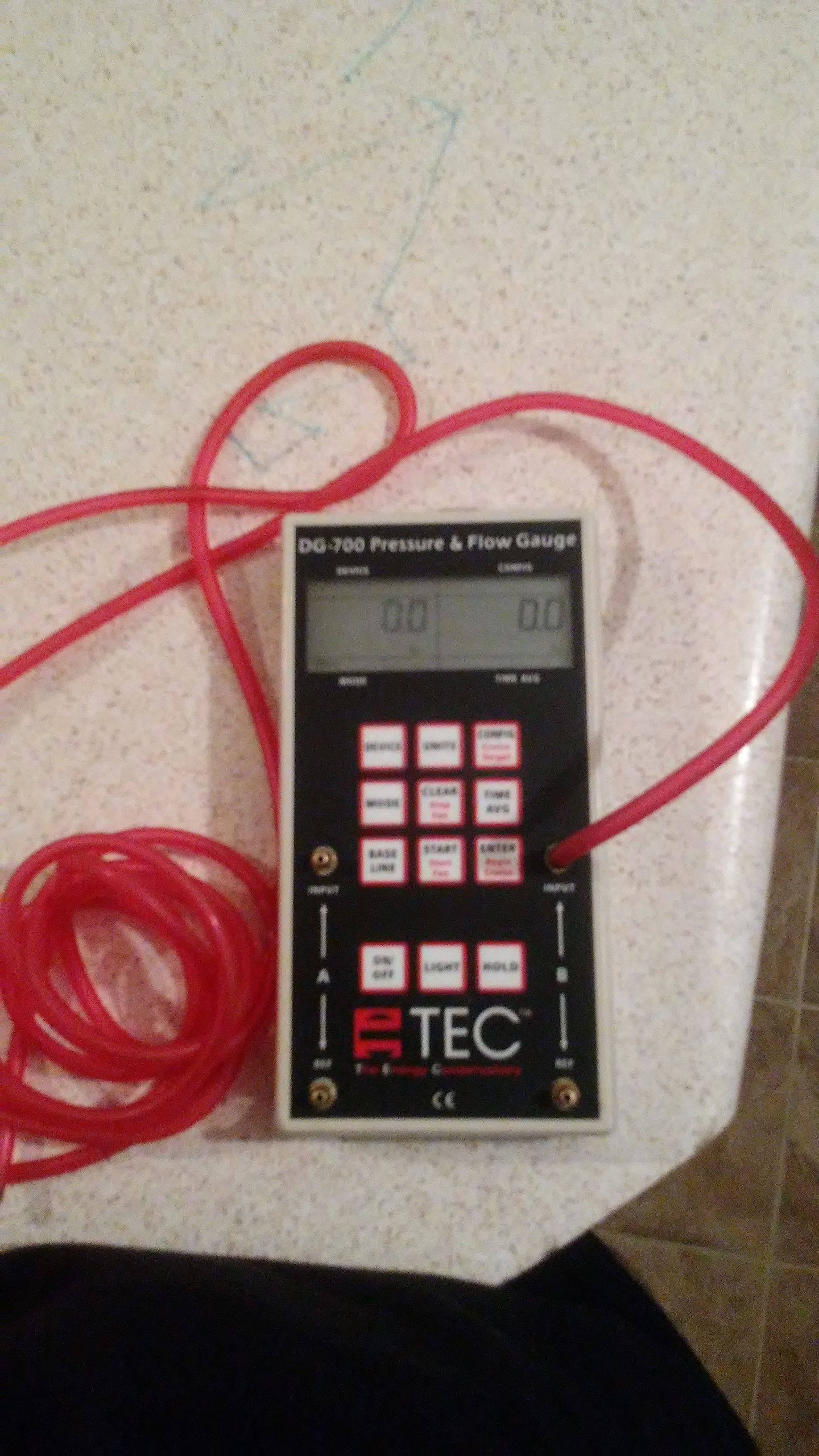 DG-700 Pressure & Flow Gauge TEC