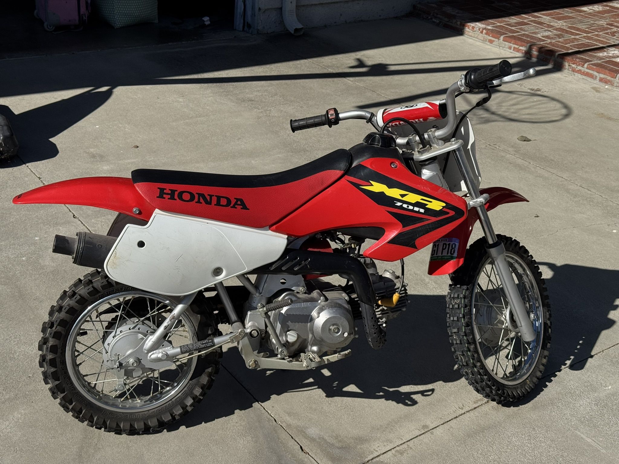 Honda XR 70R Dirt Bike With Gear
