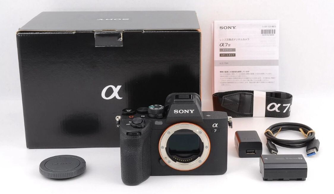 Sony alpha 7 IV full frame Mirrorless interchangeable lens camera body only