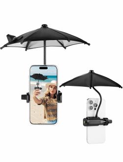Clip Phone Umbrella for Sun.