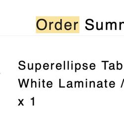 Fritz Hansen Superellipse Dining Table