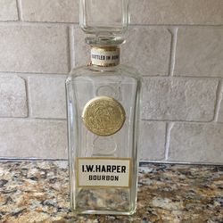 Vintage Bourbon Bottle 