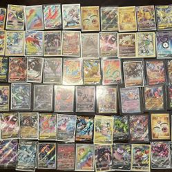 Lot of 100 Pokemon cards, Mix of alt arts, golds, rainbow and full arts asking $300($3/ card)