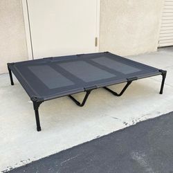(NEW) $35 Elevated Pet Bed X-Large 48”x36”x9” Raised Dog Bed Cot Cooling Breathable