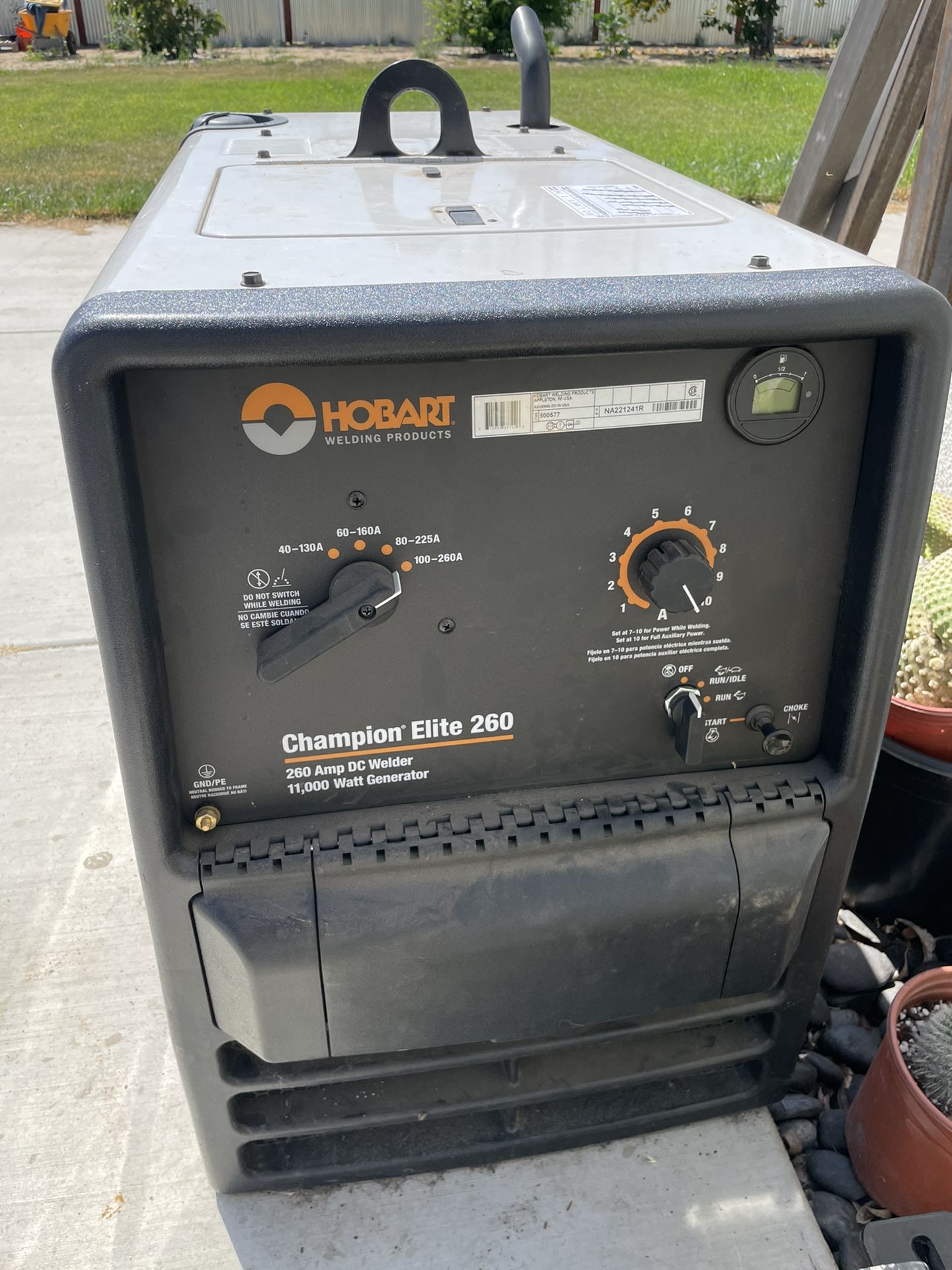 Hobart Champion Elite 260 Generator/welder 