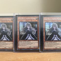 3X (Never played) Ghost Belle & Haunted Mansion MP22-EN258