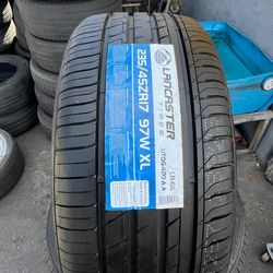 235/45/17 Lancaster Tires New!