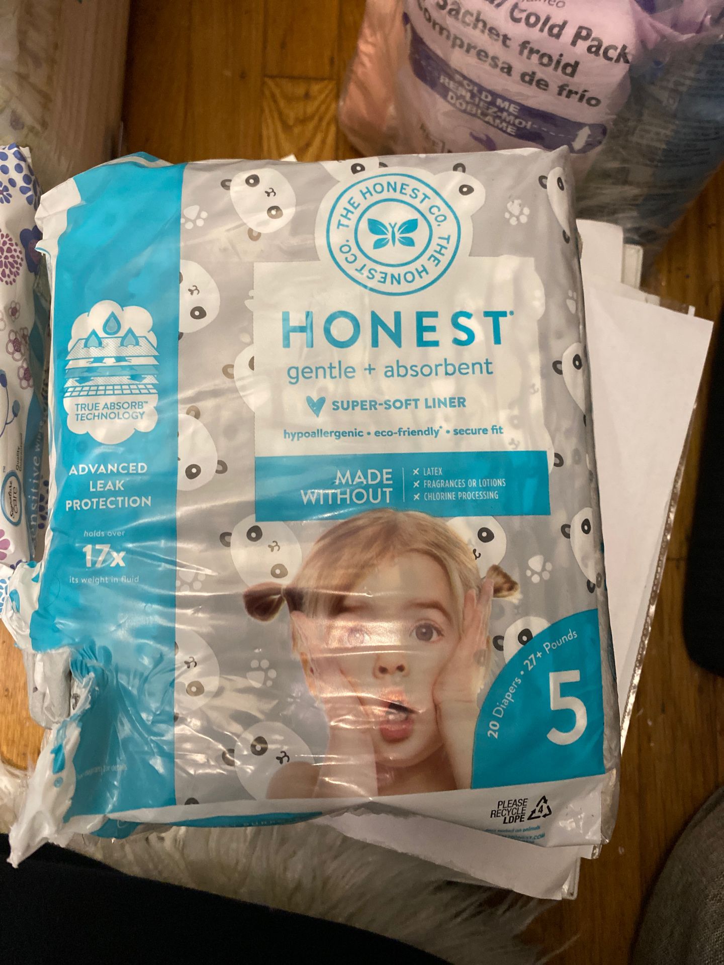 Honest diapers size 5