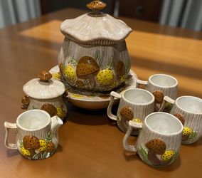 Vintage Arner’s Merry Mushroom Tea/Coffee Set