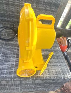 Yellow Portable Air Blower Fan