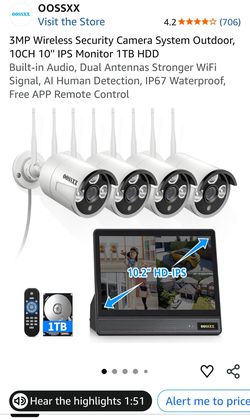 OOSSXX Wireless security system