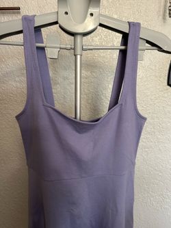 purple dress