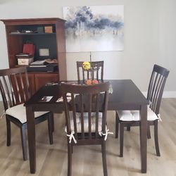 Dining Table With 4 Chairs