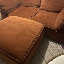 Couch W/ Ottoman 