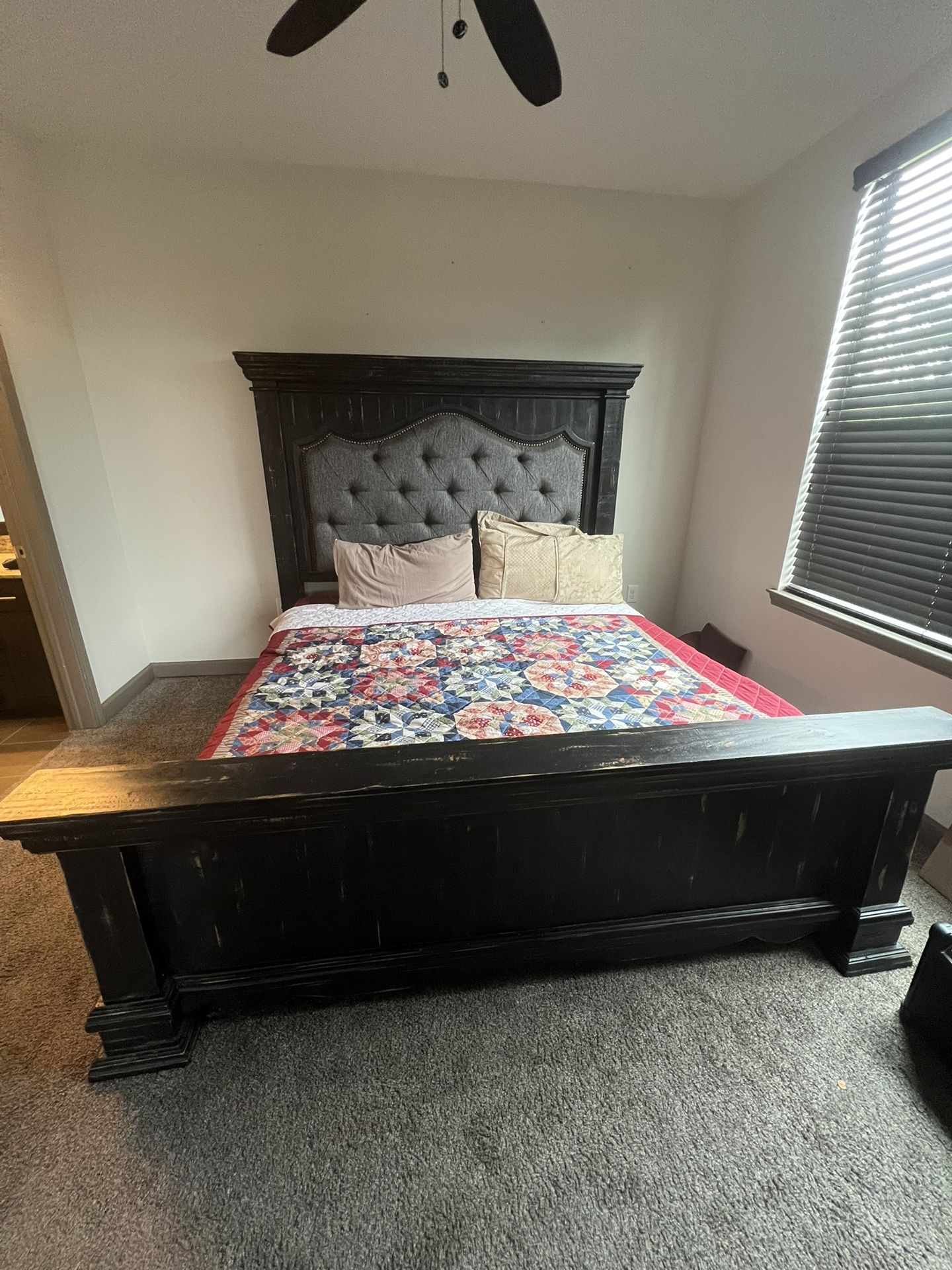 King Size Bed, Mattress & Box Spring