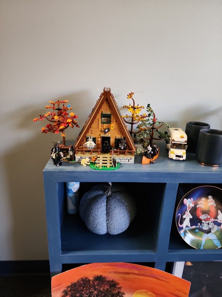 Lego A Frame Cabin And Camper
