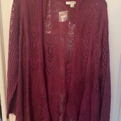 Liz Claiborne Pontielle Cardigan Tank Top Set Size 3X