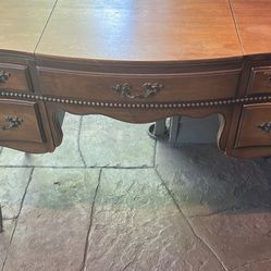 Antique vanity table