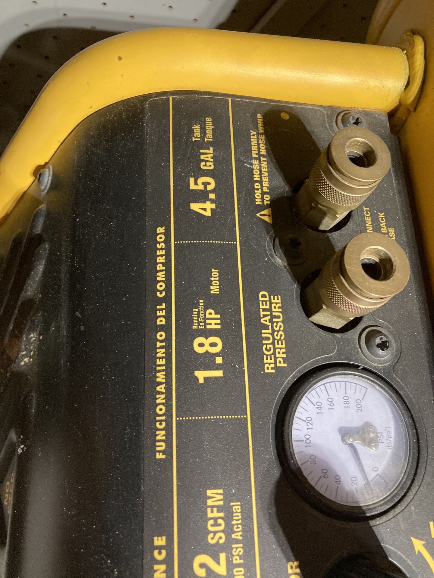 Dewalt Compressor Dual Port.