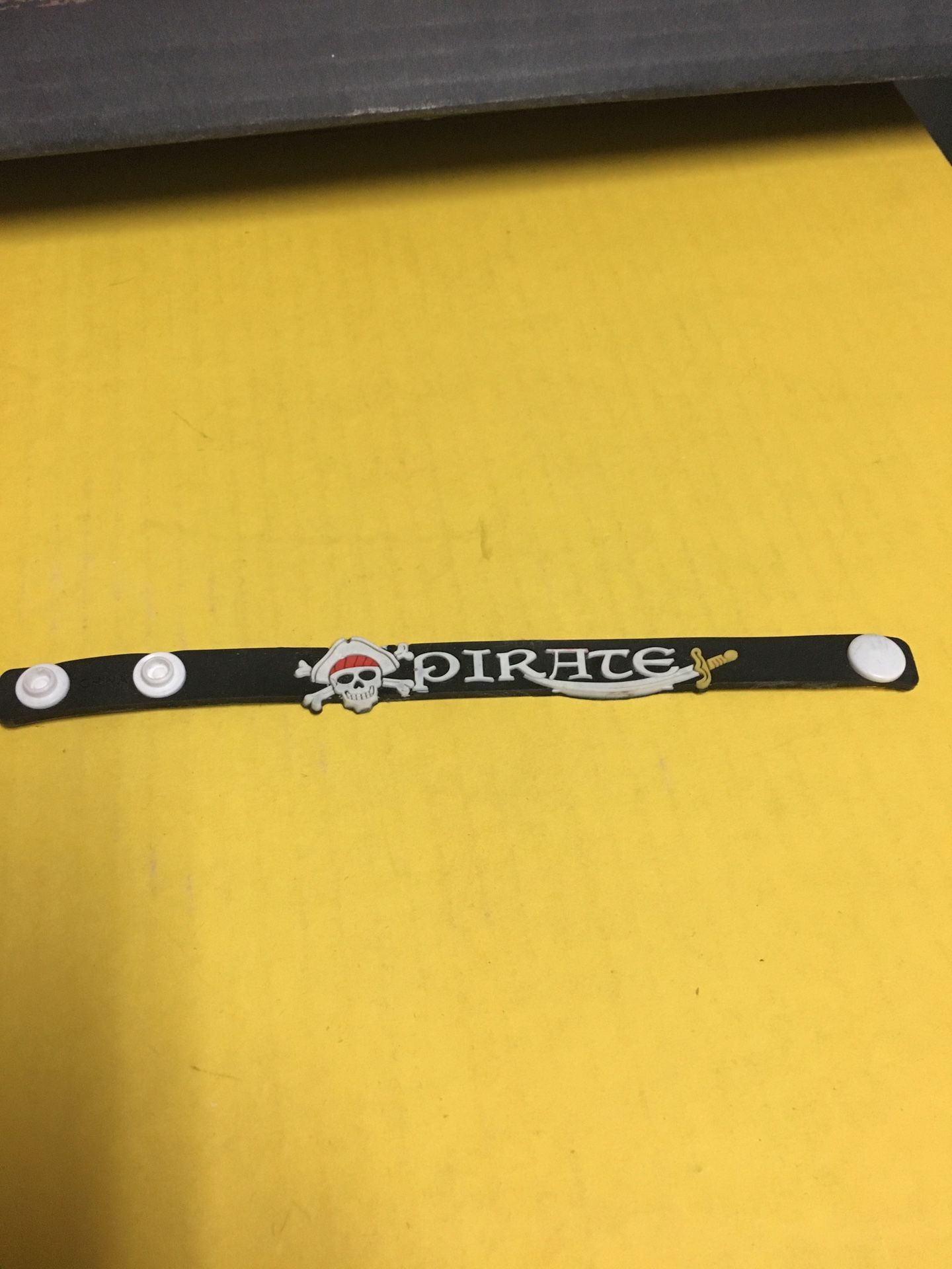 Pirate Plastic/Rubber Bracelet