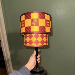 TWO Gryffindor lamps   