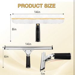 Professional Window Cleaning Squeegee Kit