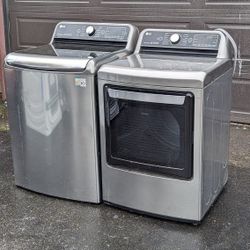  LG  MEGA Capacity 5.7 cuft washer and 9.4 cuft Electric Dryer. Works Perfect. 30 Days warranty
