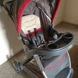 Foldable Stroller With Canopy