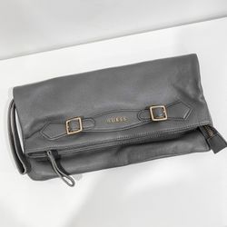 Guess gray clutch wristlet bag purse