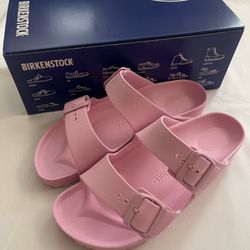 New Birkenstock Women Arizona Eva Sandals Flip Flop Slip On Slide Pink 39 8 8.5