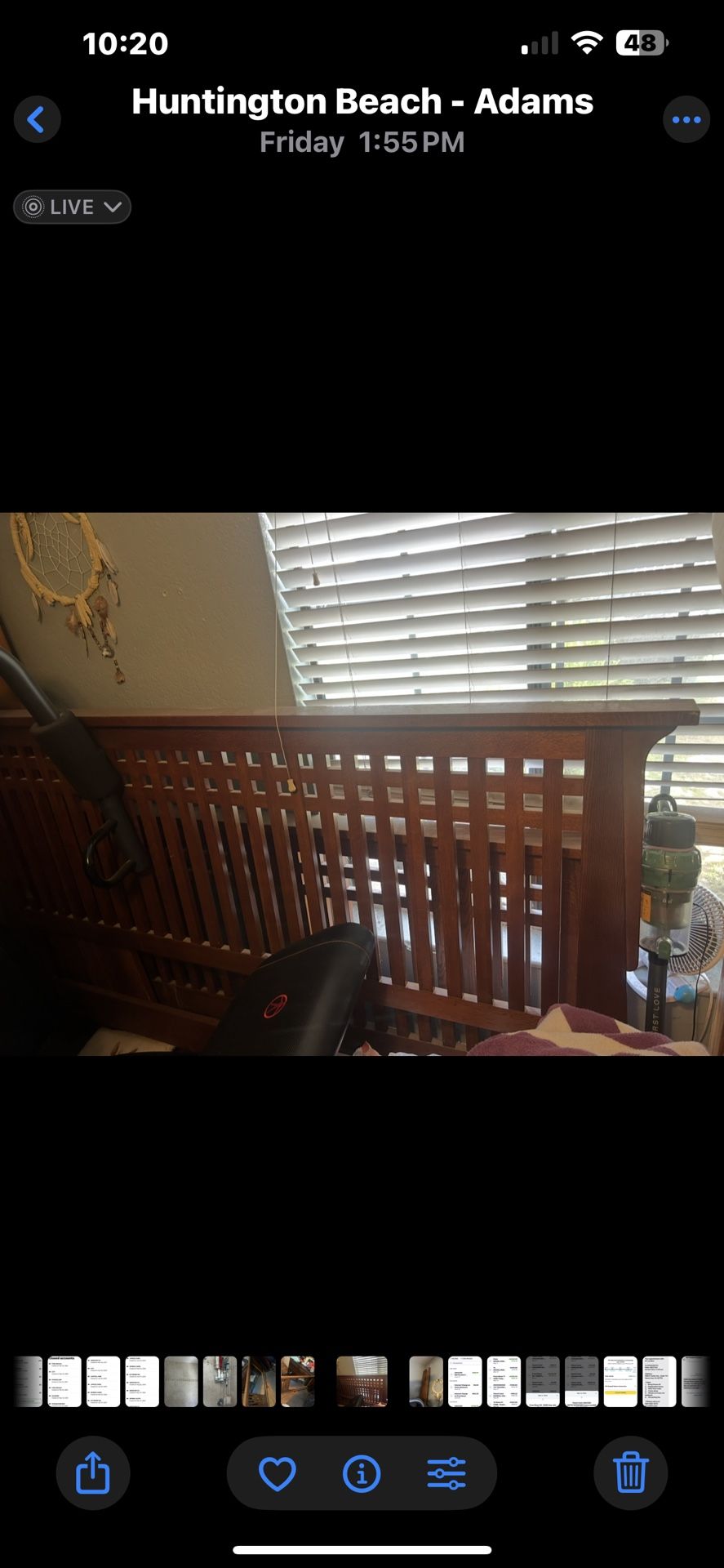 BED FRAME. CAL KING