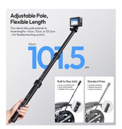 Ulanzi VL03 Motorcycle Invisible Selfie Stick Holder
