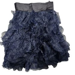 Zac Posen for Target Size 9 Blue Ruff Skirt