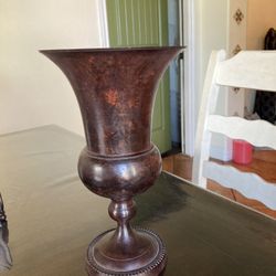 Small Metal Ern Vase